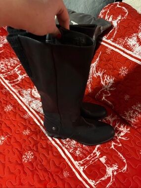 Life Stride Black Tall Riding-Style Knee Boots